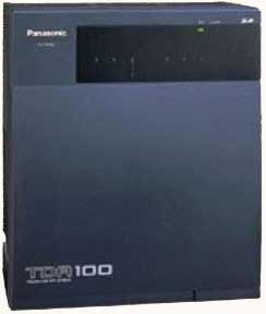 картинка Учрежденческая АТС Panasonic KX-TDA100RU (базовый блок с БП,до 108 портов) Б/У